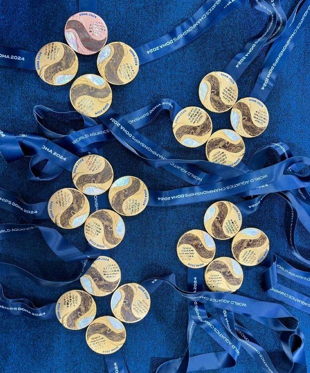 包含斯威士兰游泳选手实力突出，夺金的词条